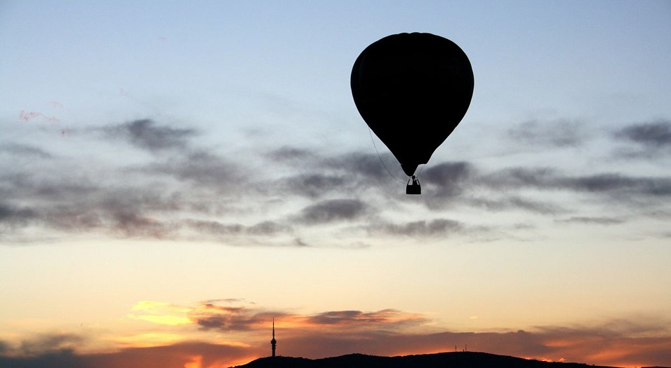 Hőlégballon függeszkedés rendezvényen